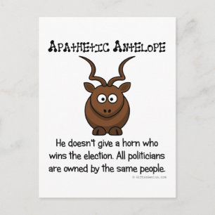 Yet another apathetic vote briefkaart