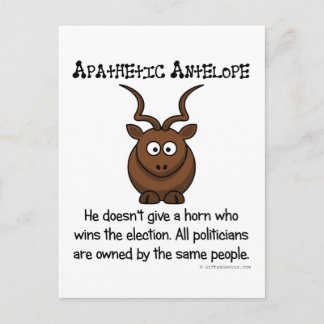 Yet another apathetic vote briefkaart