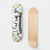Yet Graffiti Custom Personalized Skateboard (Voorkant)