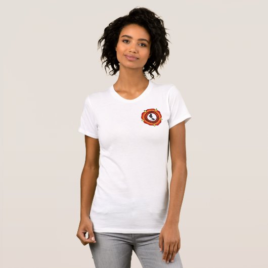 Yeters T front pack JLA back v.2 T-Shirt (Voorkant volledig)