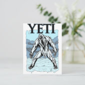 Yeti Briefkaart (Staand voorkant)