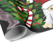 Yeti en Bigfoot Kerstmis Cadeaupapier (Rol Hoek)
