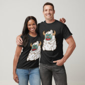 Yeti fumer Snowman Créativité Empreintes Pullover (Unisexe)