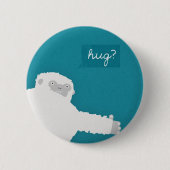 Yeti Hug Ronde Button 5,7 Cm (Voorkant)