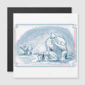 Yeti Magnetische Kaart (Voorkant / Achterkant)