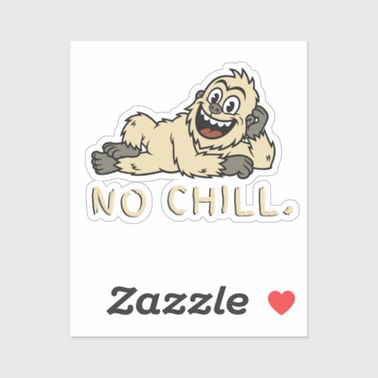 Yeti No Chill Sticker (Vel)