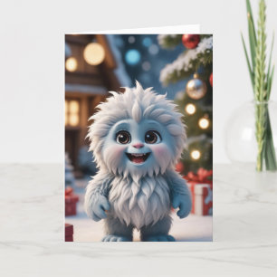 Yeti of niet… feestdagen kaart