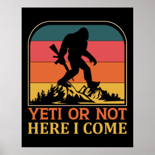 Yeti of niet hier kom ik poster