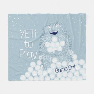 Yeti om te spelen | Game On | Gamer | Game Day Fleece Deken