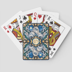 Yeti, Paper Cut Monster Pokerkaarten