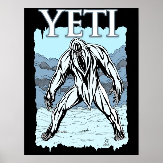 Yeti Poster (Voorkant)