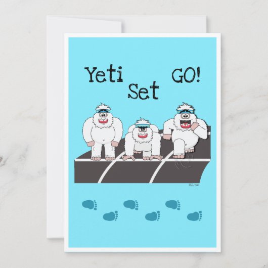 Yeti Set Go Invitation (Devant)