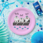 Yeti Set Go Paper Borden Papieren Bordje (Feest)