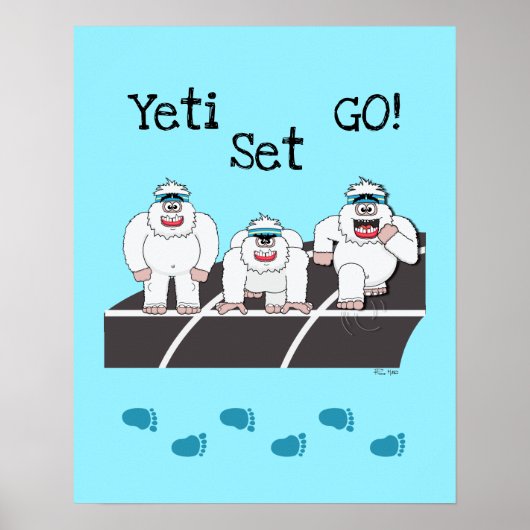 Yeti Set Go Poster (Voorkant)