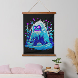 Yeti Winter Wonderland Hangend Wandkleed