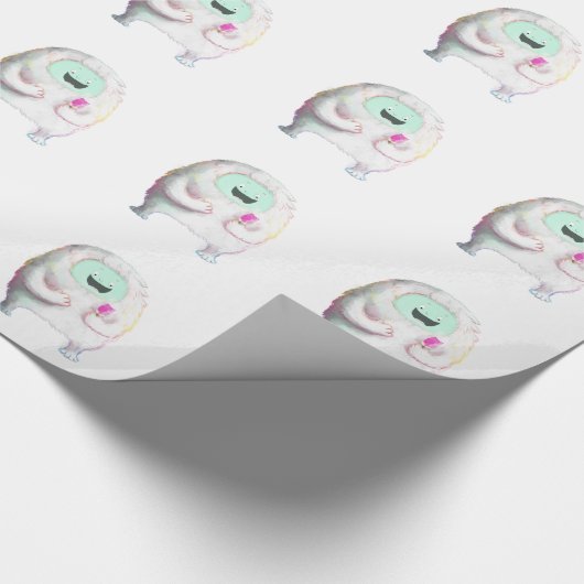 Yetis is Cool Cadeaupapier (Hoek)