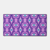 Yeux bleus dans un feuillage pourpre Art botanique (Recto)