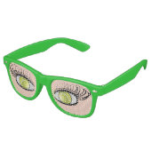 Yeux de balle de tennis Drôle Ventilateur lunettes (Angulaire)