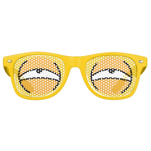Yeux de caricature Dying Lunettes de soleil (Jaune (Devant)