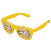 Yeux de caricature Dying Lunettes de soleil (Jaune (Angulaire)