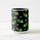 Yeux de chats verts, Mug de café (Centre)