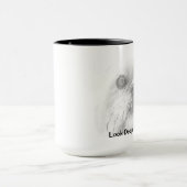 Yeux de chien de griffon de Bruxelles de tasse (Centre)