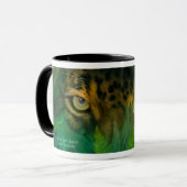 Yeux de jungle - tasse d'art de Jaguar (Devant gauche)