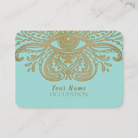 Yeux de Shiva - Carte de visite (Devant)