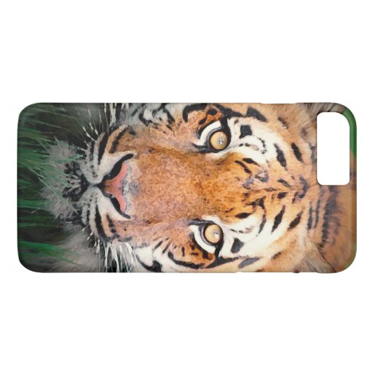 Yeux de Tiger iPhone 7 Plus Coque (Dos (Horizontal))