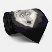 Yeux d'une cravate de loup (Roulé)