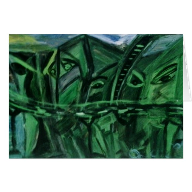 YEUX ÉMERAUDES (Devant horizontal)