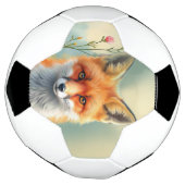 Yeux frappants d'un renard roux rusé (Tourné)