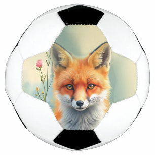 Yeux frappants d'un renard roux rusé