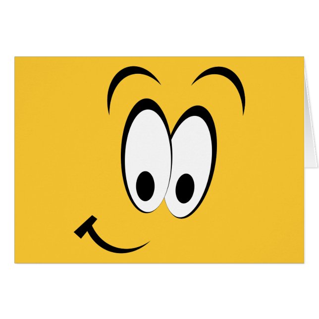 Yeux heureux et sourire (Devant horizontal)