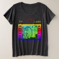 Yeux pour vous Londres Colorful GB T-shirt