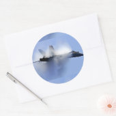 YF-22 Raptor Ronde Sticker (Envelop)