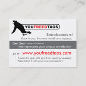 YFT Chubby Visitekaartje (Achterkant)