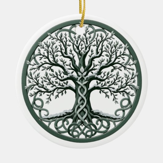 Yggdrasil Celtic Tree of Life Ornament (Voorkant)