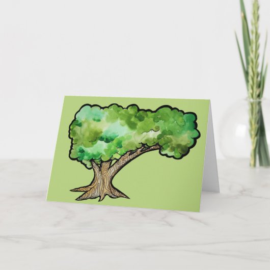 Yggdrasil Noorse levensboom Kaart (Voorkant)