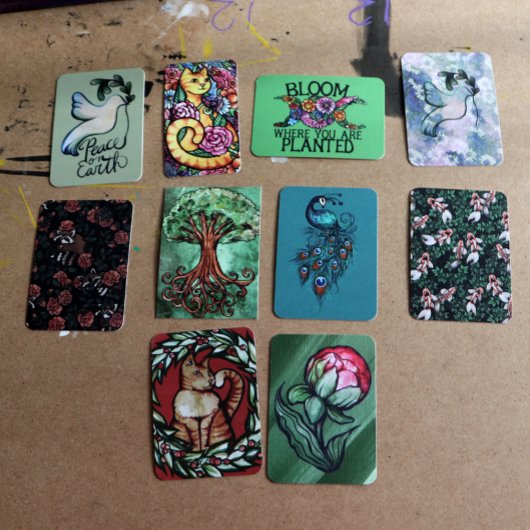 Yggdrasil Tree Norse Mythology Waterverf Card Notitiekaartje