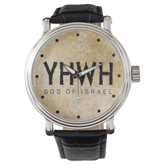 YHWH (Jehova) Horloge (Voorkant)