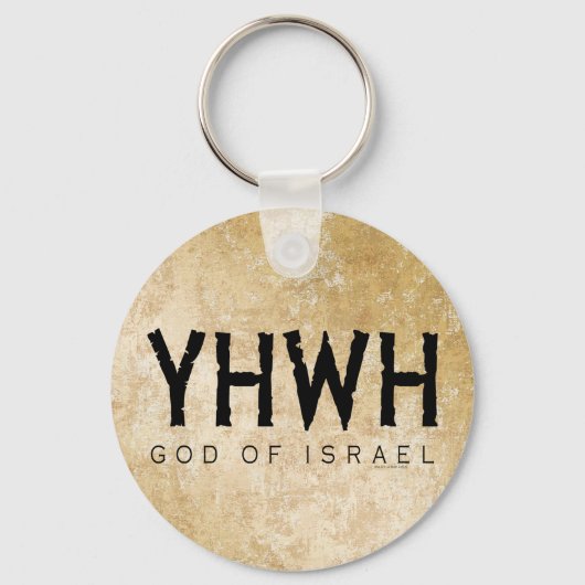 YHWH Jehovah Sleutelhanger (Voorkant)