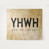 YHWH (Jehovah) Wandkleed (Voorkant (horizontaal))