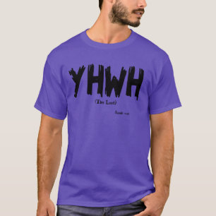 YHWH past het aan T-shirt