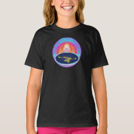 YHWH's Creation flatEarth Verborgen bergschilderij T-shirt