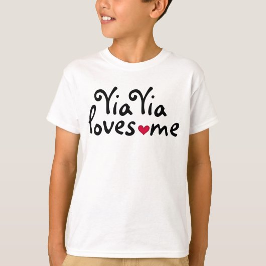 Yia Yia houdt van me shirt (Voorkant)