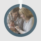 Yiayia grand-mère grecque photo Noël (dos)