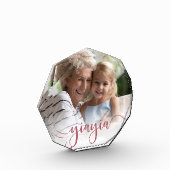 Yiayia | Grandma Script Overlay Fotoblokken (Links)