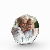 Yiayia | Grandma Script Overlay Fotoblokken (Links)