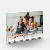 Yiayia Script Overlay | Wij houden van u Fotoblokken (Links)